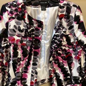 Focus 2000 Pink and Black  Blazer